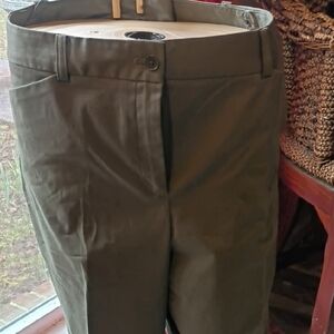 Jones New York Men's Dark Green Chinos